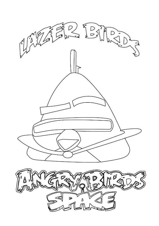 Angry birds space Malvorlagen