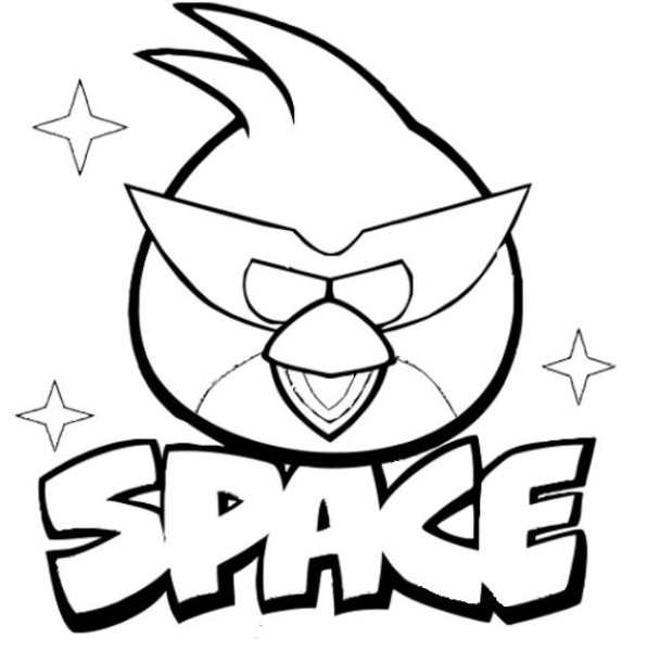 Angry birds space Malvorlagen