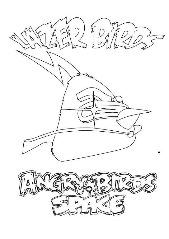 Angry birds space Malvorlagen