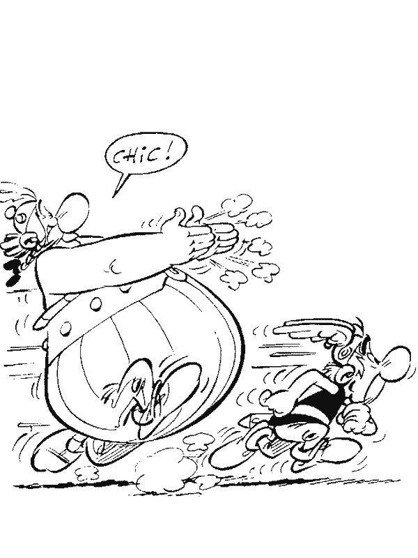 Asterix und obelix Malvorlagen