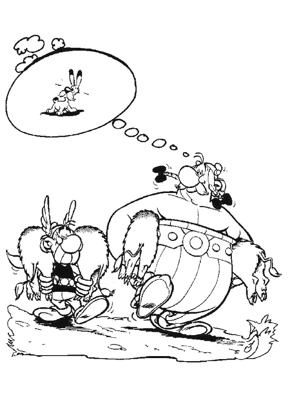 Asterix und obelix Malvorlagen