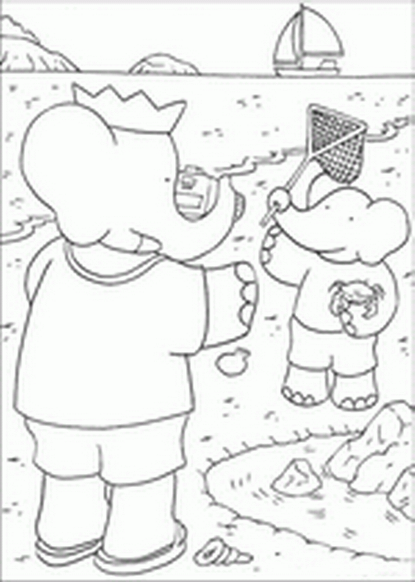 Babar der elefant Malvorlagen