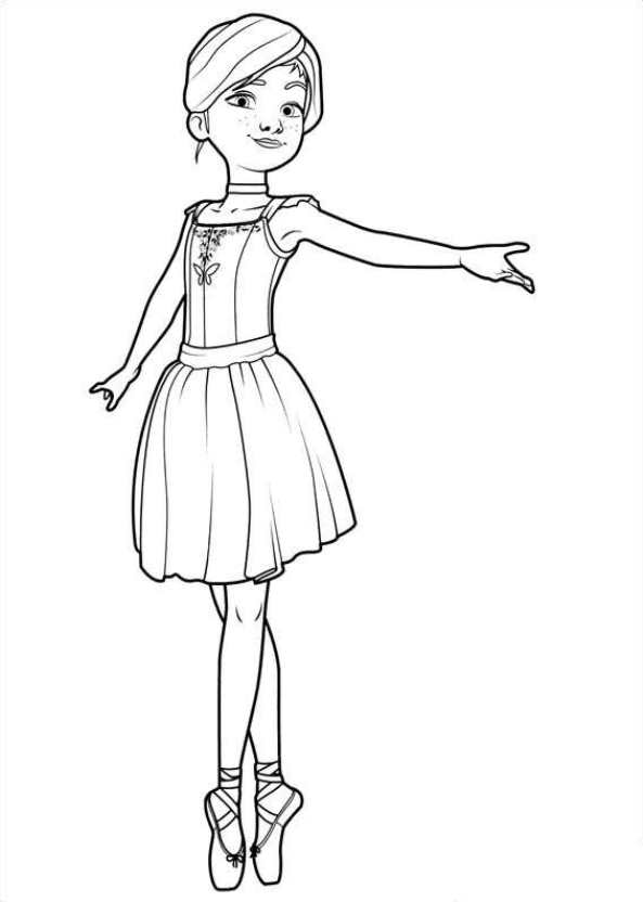 Ballerina Malvorlagen