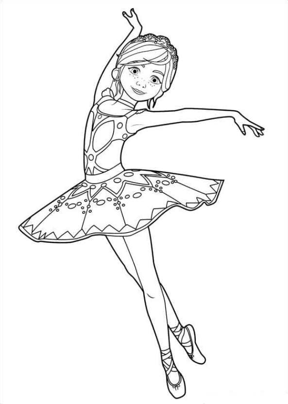 Ballerina Malvorlagen