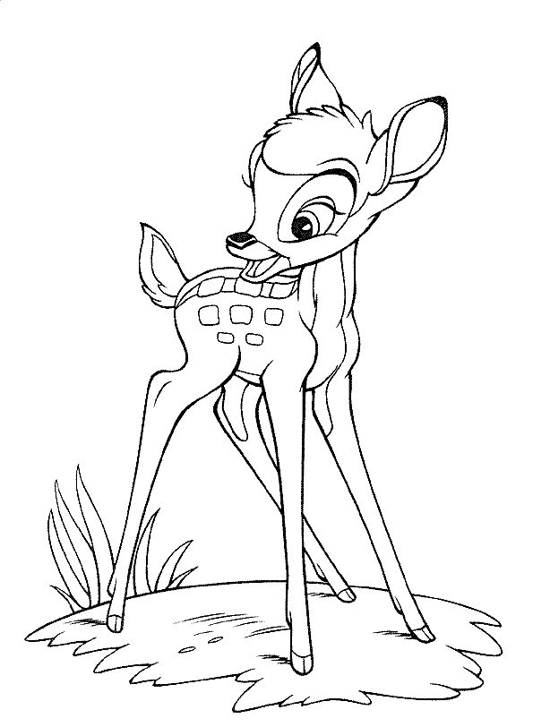Bambi Malvorlagen