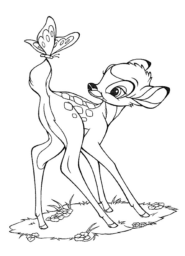 Bambi Malvorlagen