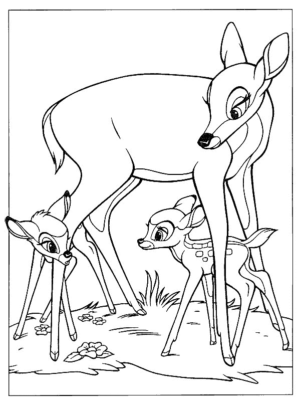 Bambi Malvorlagen