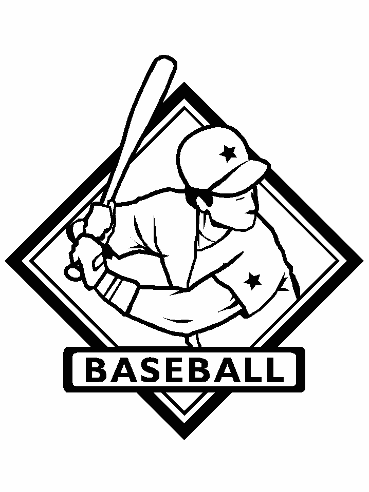 Baseball Malvorlagen