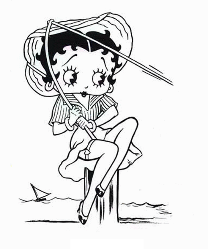 Betty boop Malvorlagen