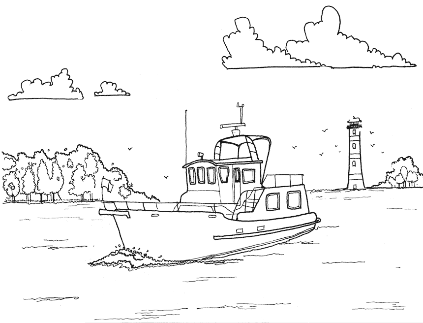 Boote Malvorlagen