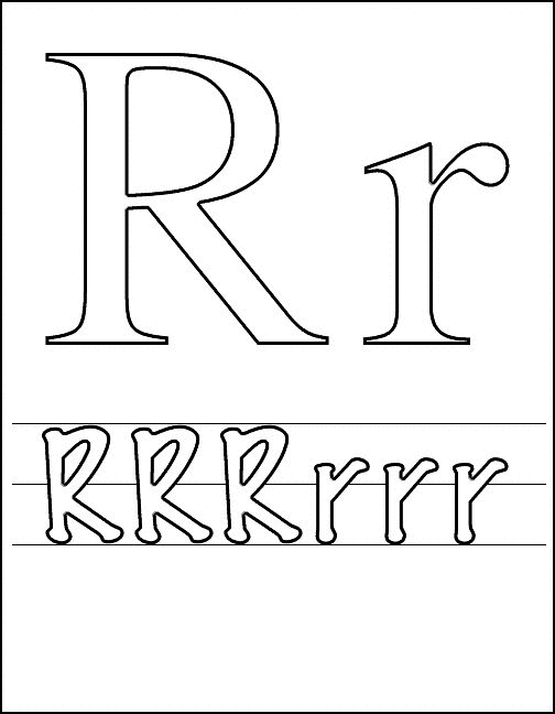 Buchstaben Malvorlagen