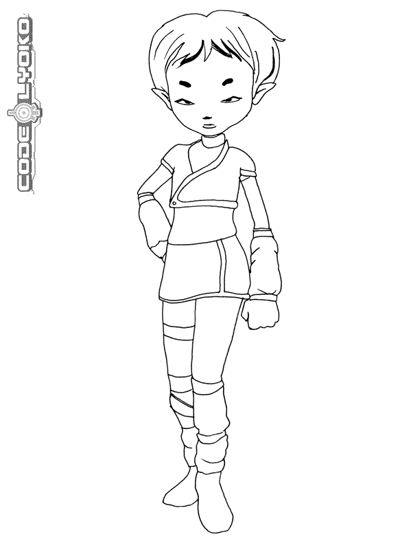 Code lyoko Malvorlagen