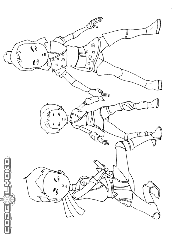 Code lyoko Malvorlagen