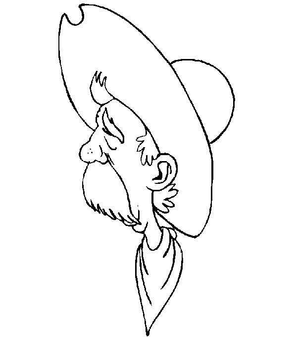 Cowboy Malvorlagen