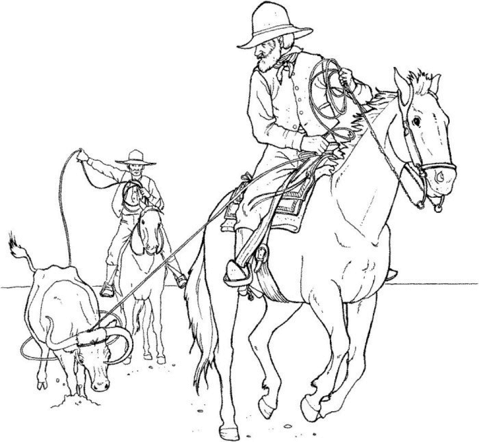 Cowboy Malvorlagen