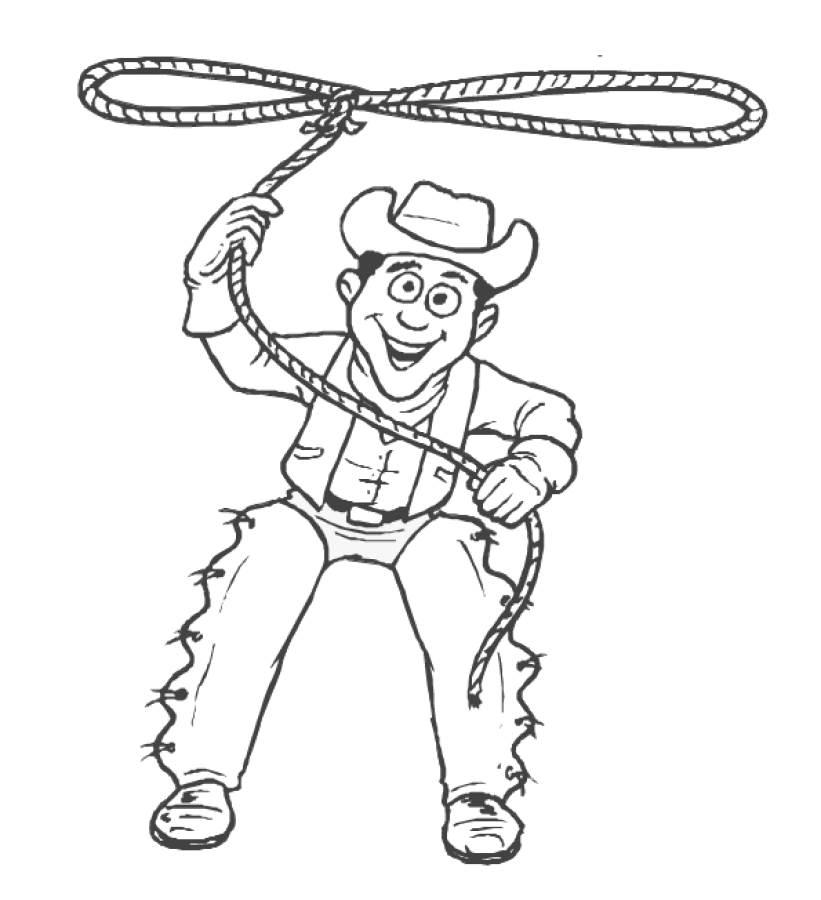 Cowboy Malvorlagen