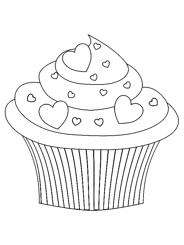 Cupcakes Malvorlagen