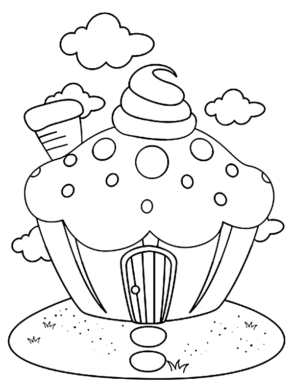 Cupcakes Malvorlagen