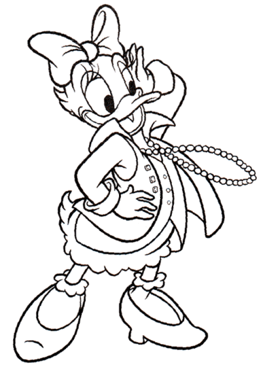 Daisy duck Malvorlagen