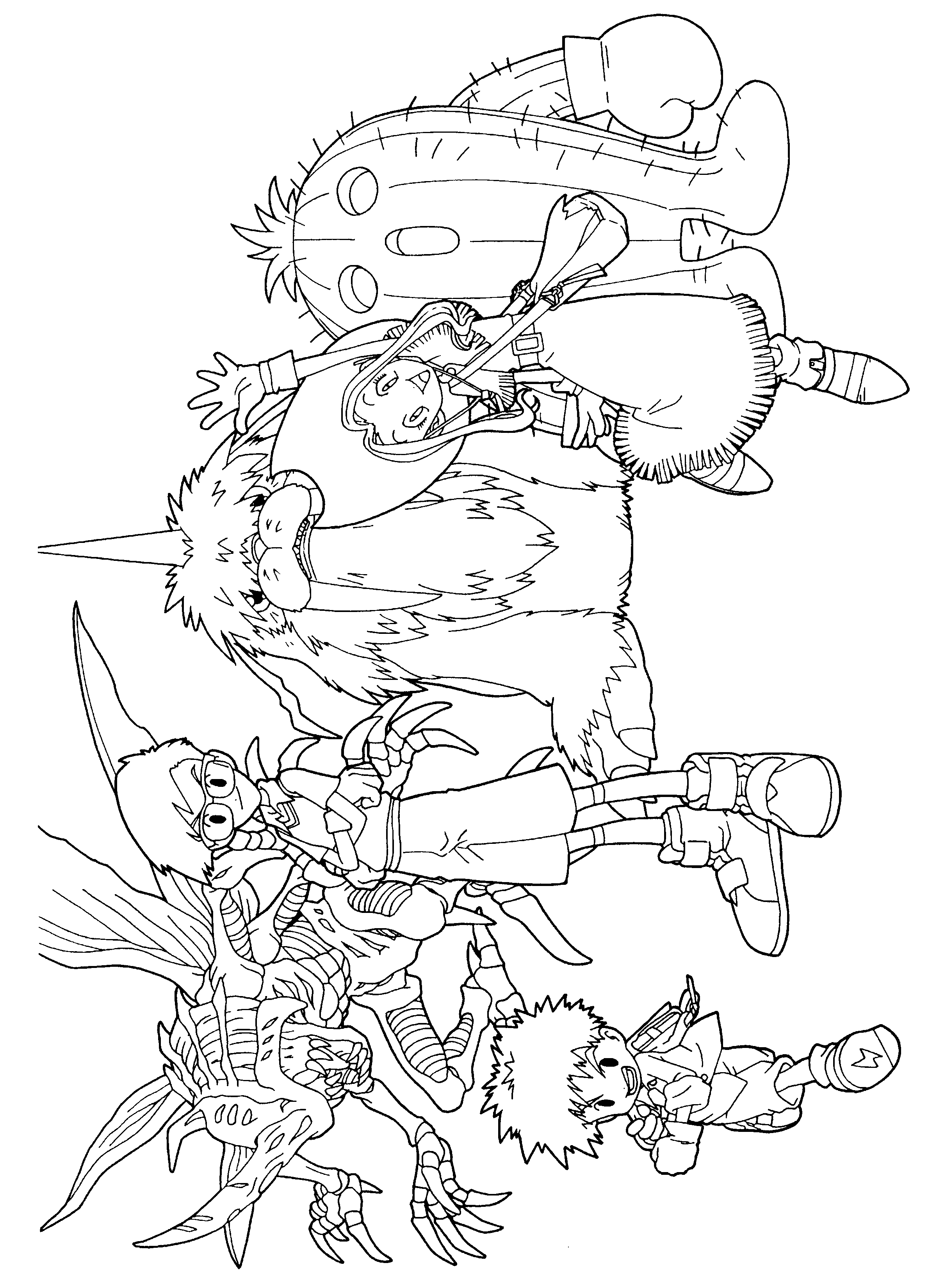 Digimon Malvorlagen