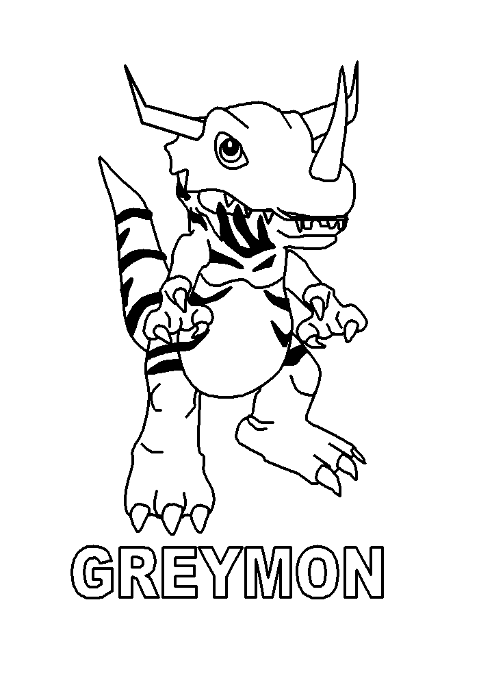 Digimon Malvorlagen