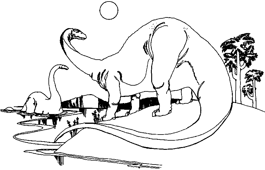 Dinosaurier Malvorlagen