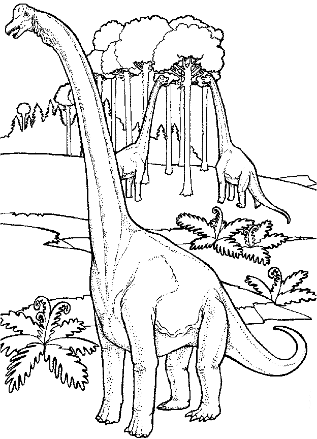 Dinosaurier Malvorlagen
