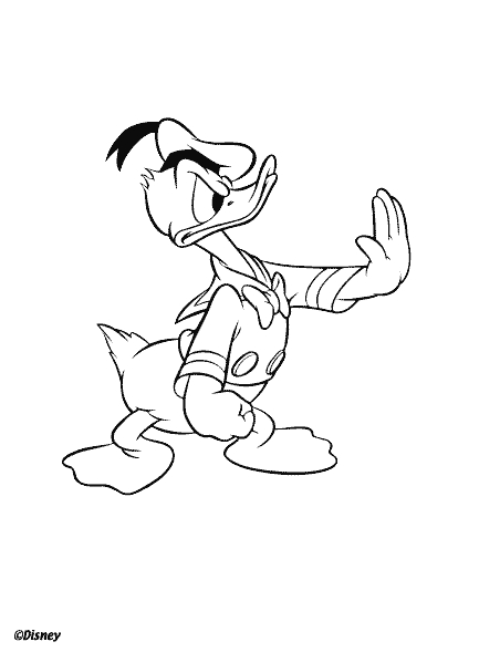 Donald duck Malvorlagen
