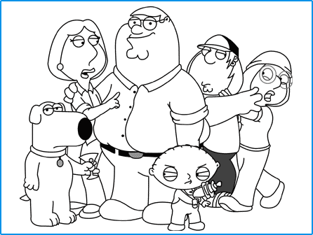 Family guy Malvorlagen