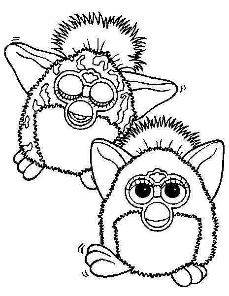 Furby Malvorlagen