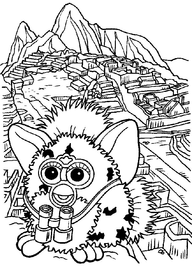 Furby Malvorlagen