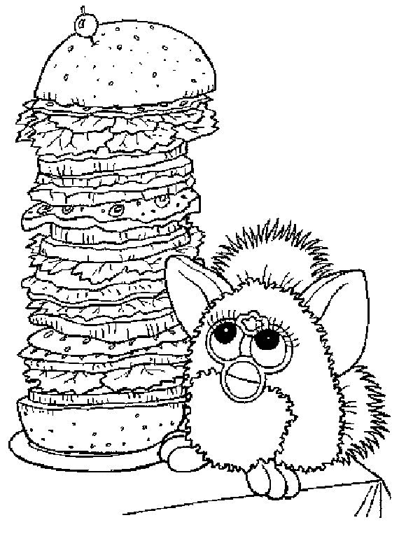 Furby Malvorlagen