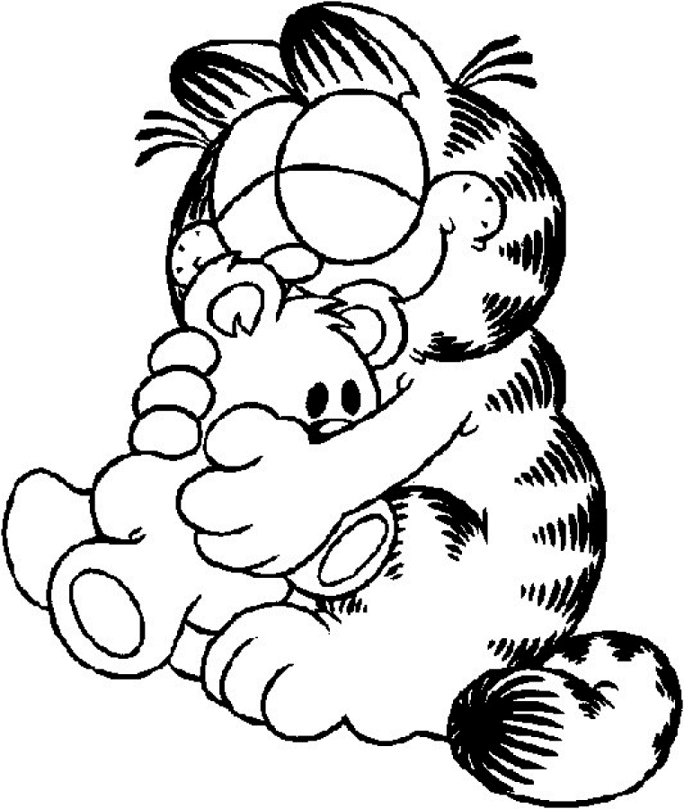 Garfield Malvorlagen