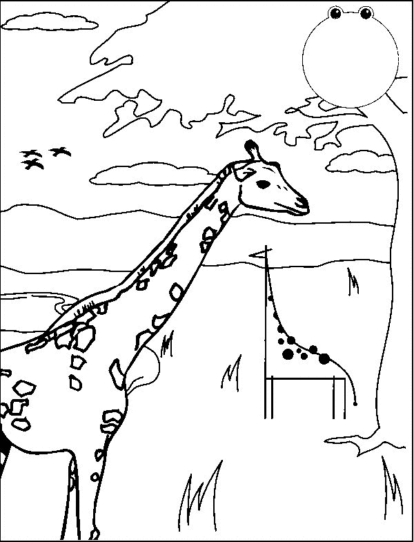 Giraffe Malvorlagen