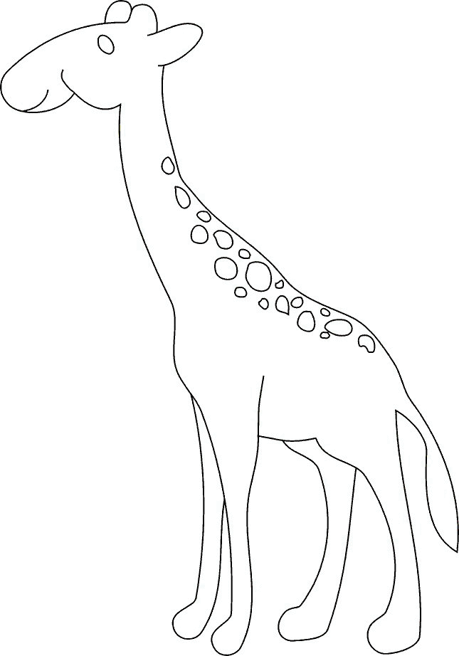 Giraffe Malvorlagen