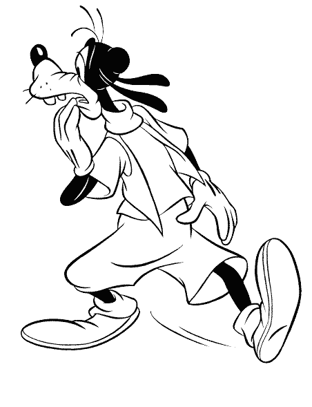 Goofy Malvorlagen