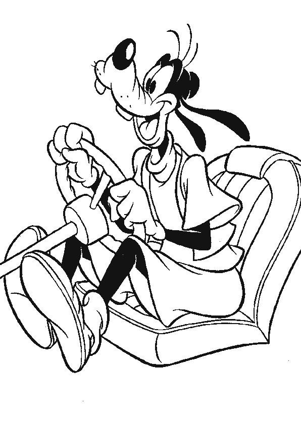 Goofy Malvorlagen