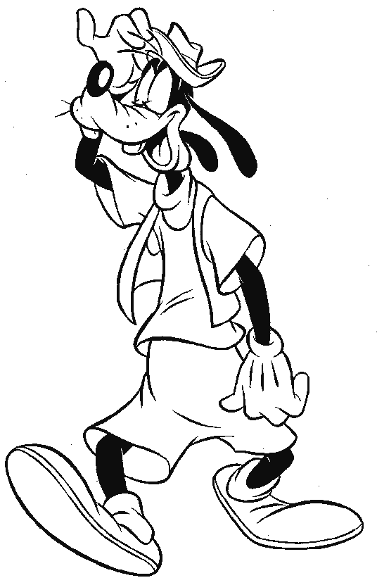 Goofy Malvorlagen