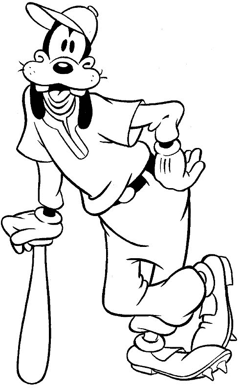 Goofy Malvorlagen