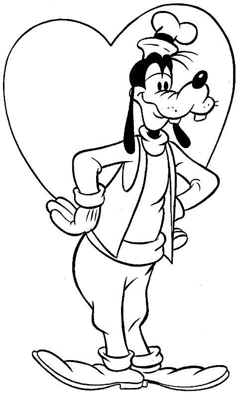 Goofy Malvorlagen