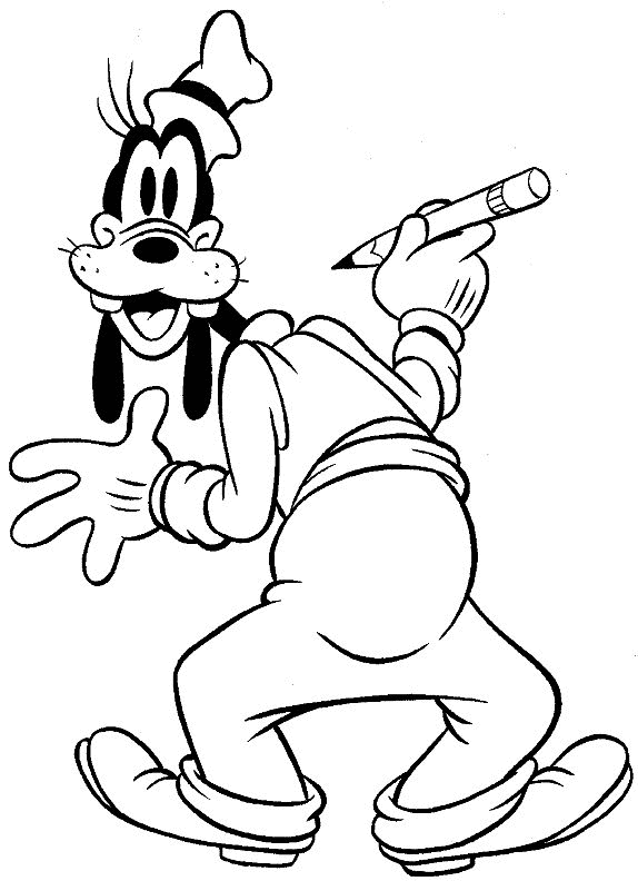 Goofy Malvorlagen