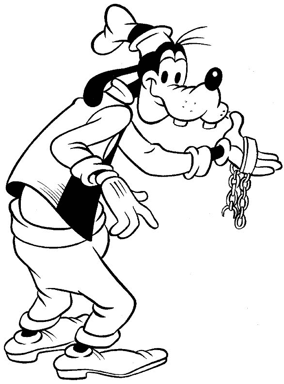 Goofy Malvorlagen