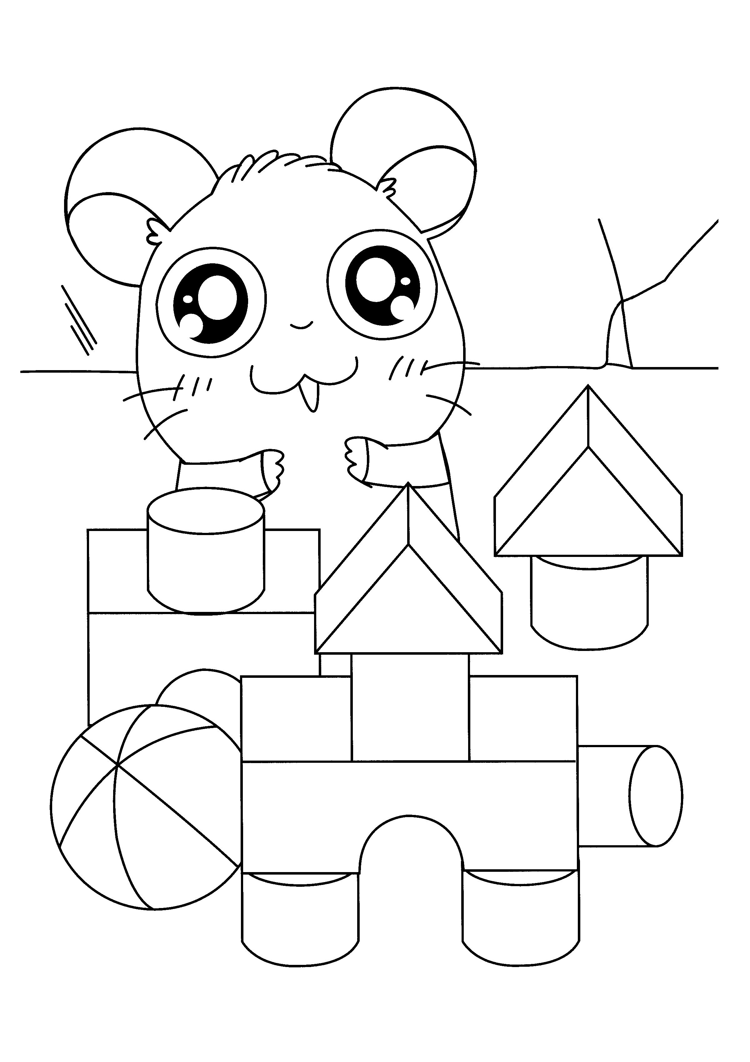 Hamtaro Malvorlagen