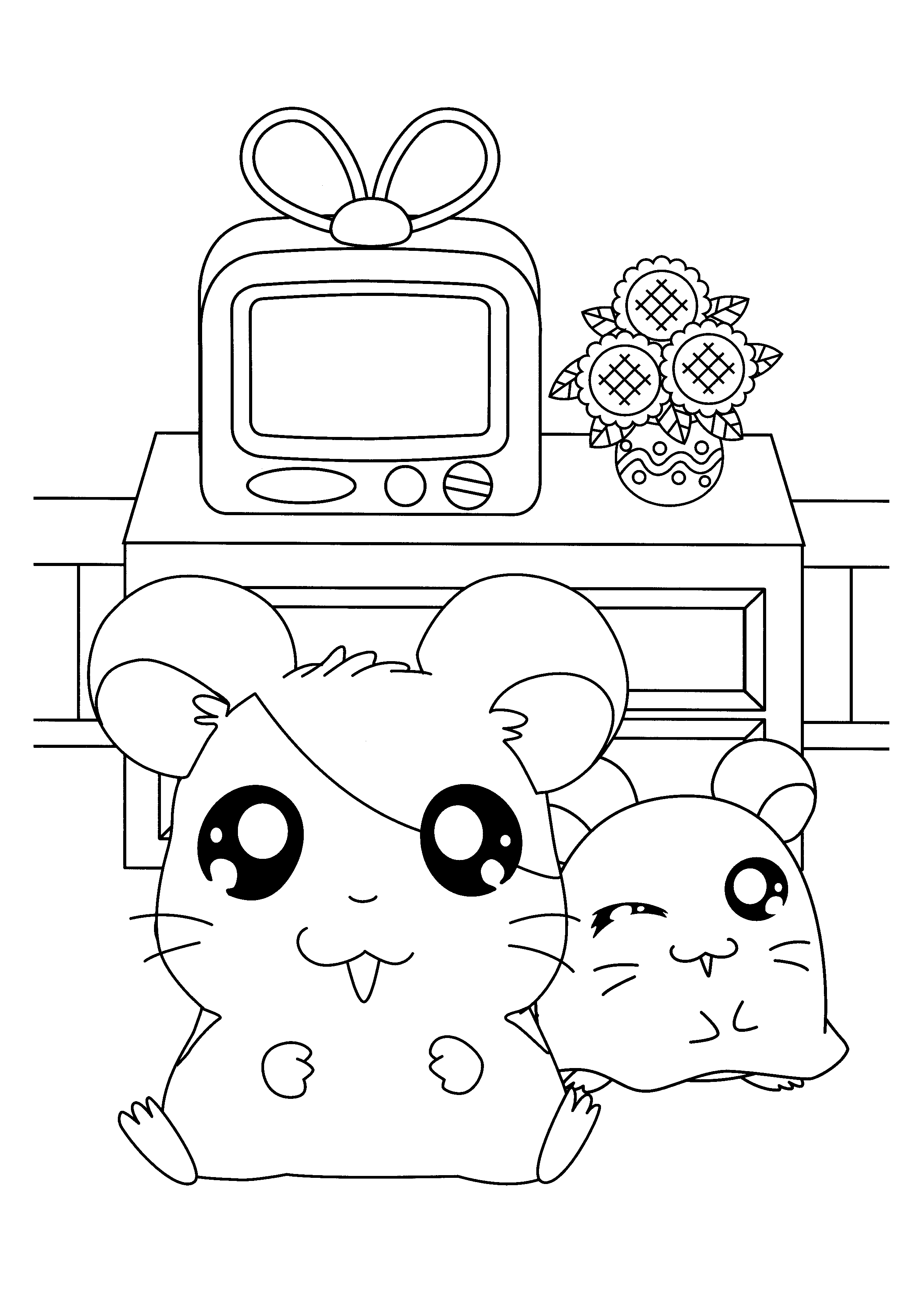 Hamtaro Malvorlagen