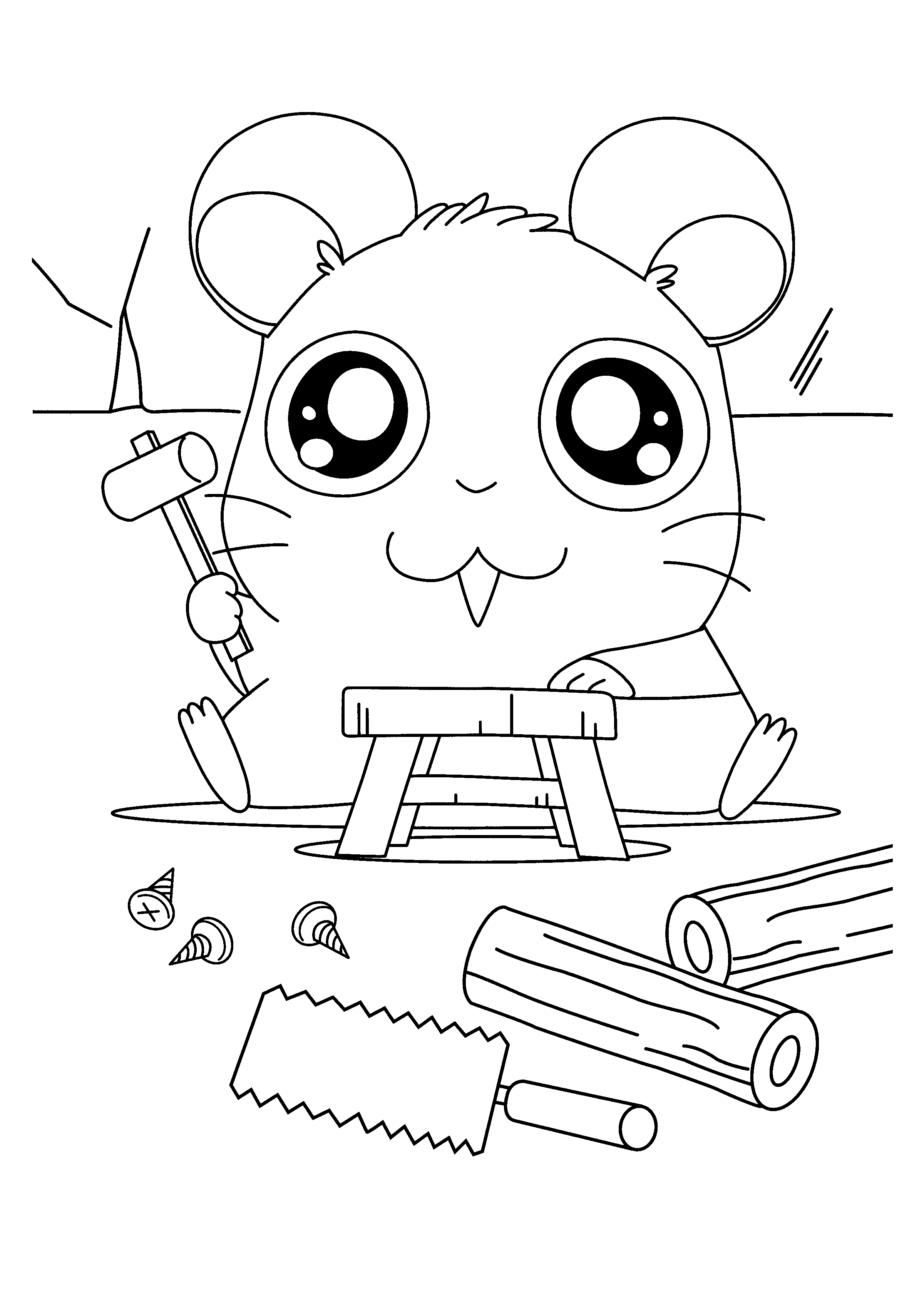 Hamtaro Malvorlagen