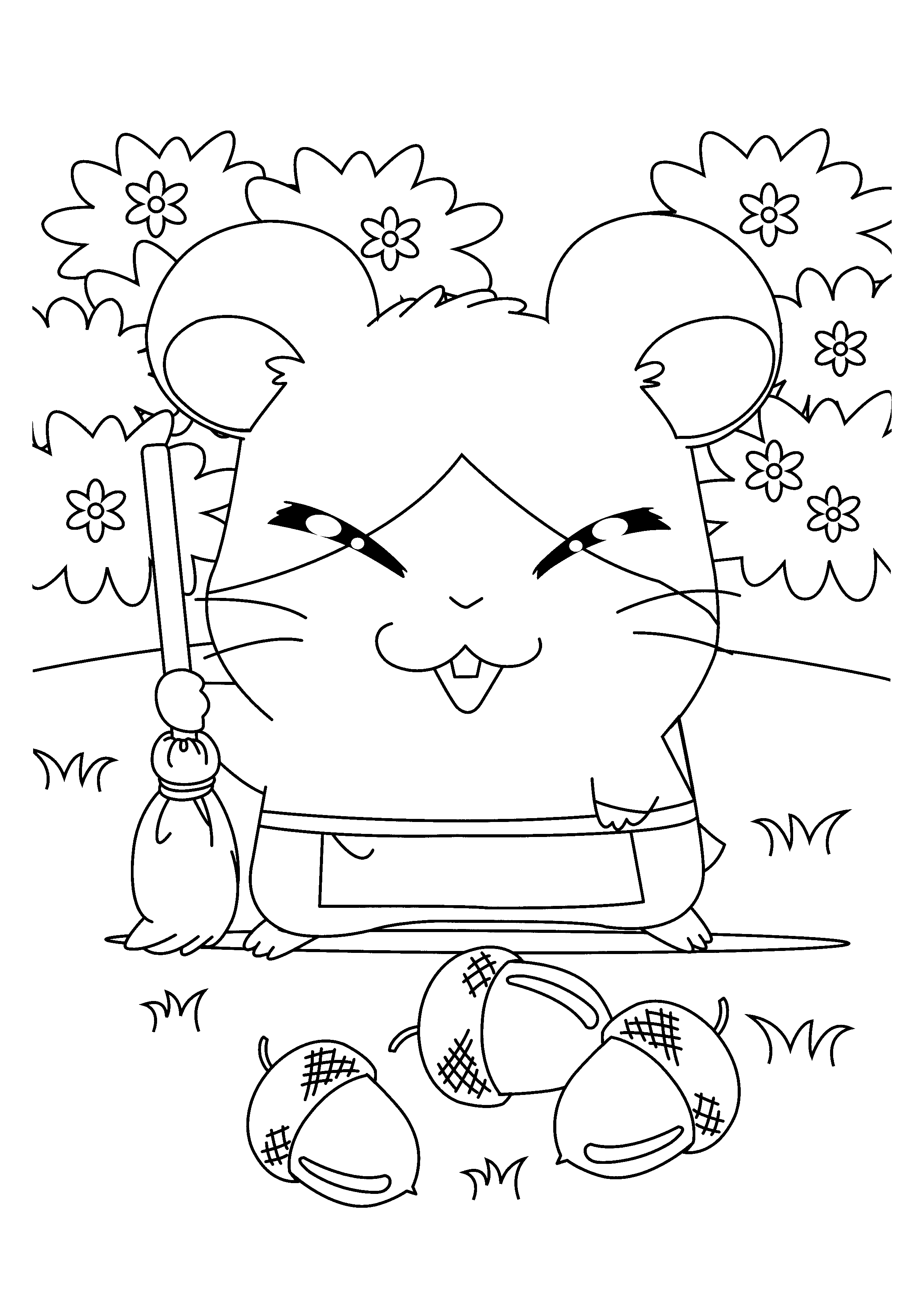 Hamtaro Malvorlagen