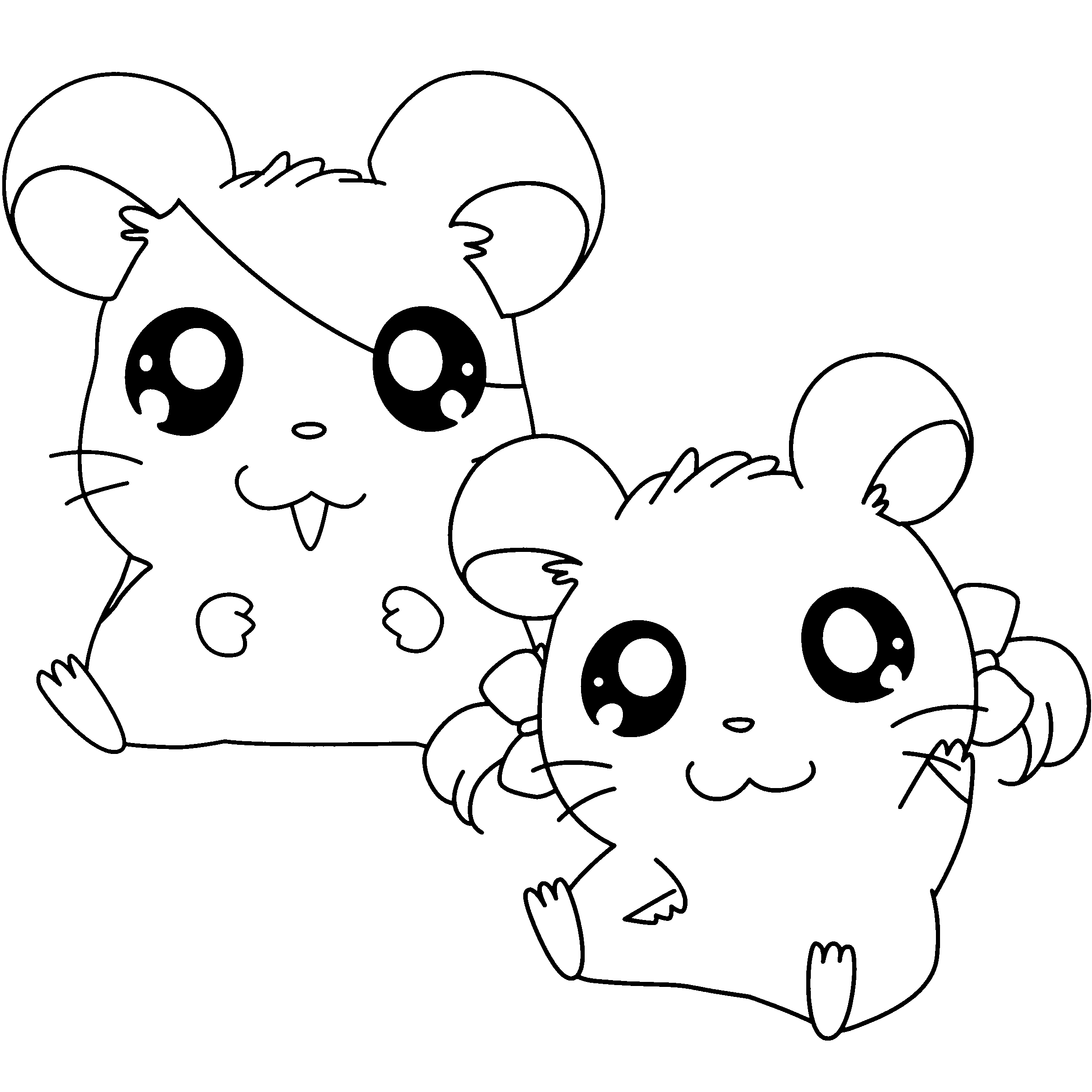 Hamtaro Malvorlagen