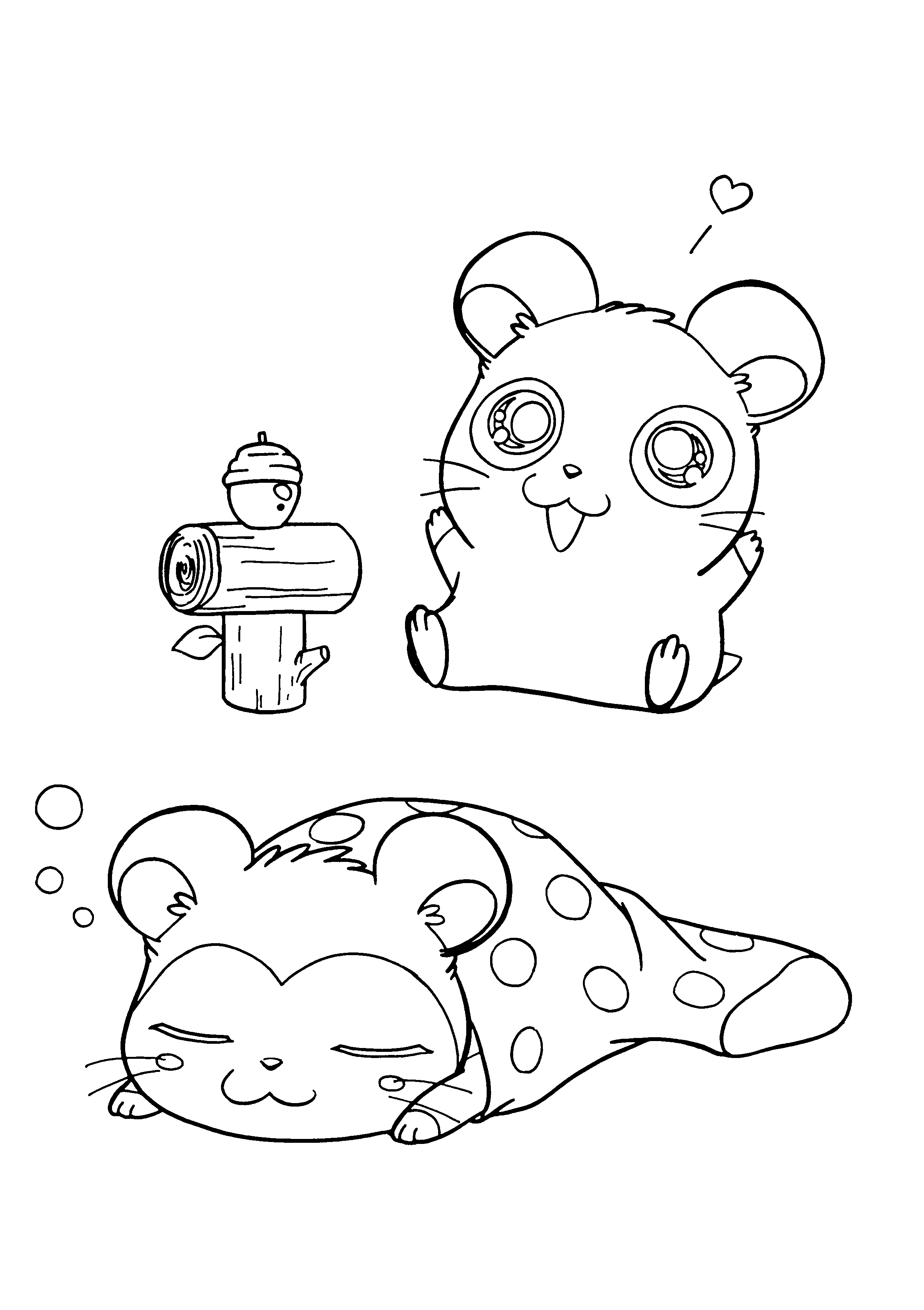 Hamtaro Malvorlagen