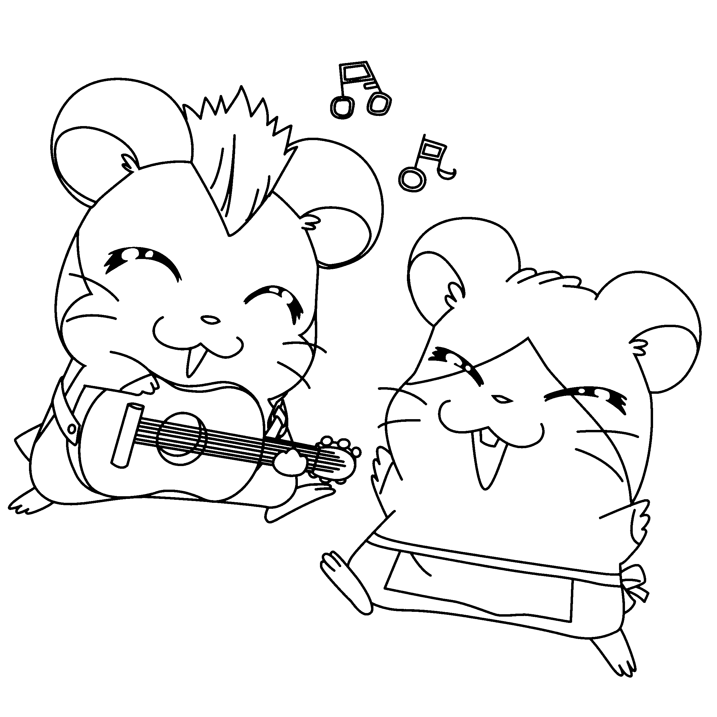 Hamtaro Malvorlagen