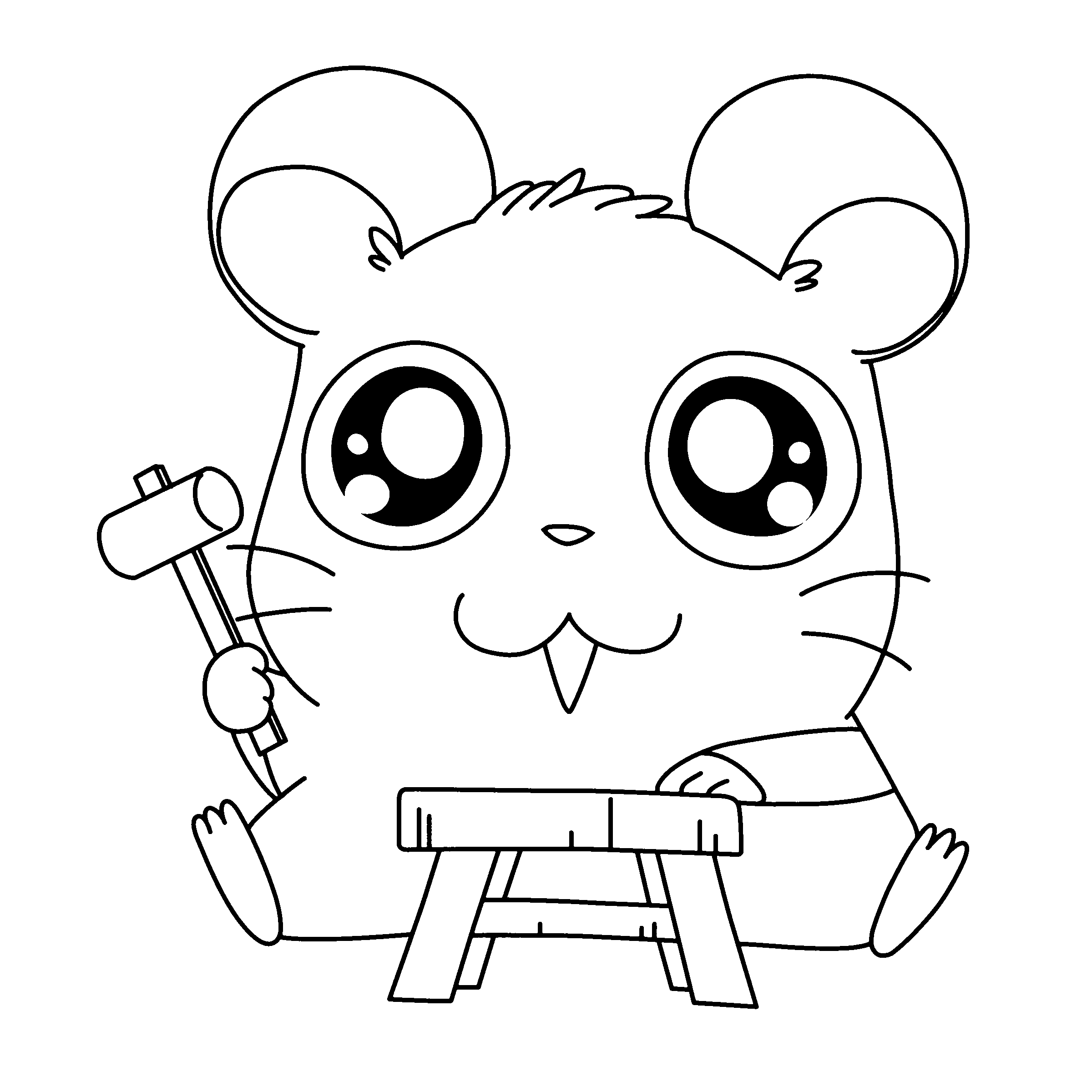 Hamtaro Malvorlagen